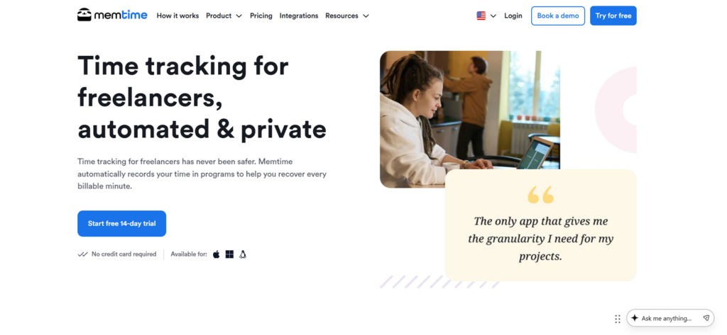 Memtime for Freelancers