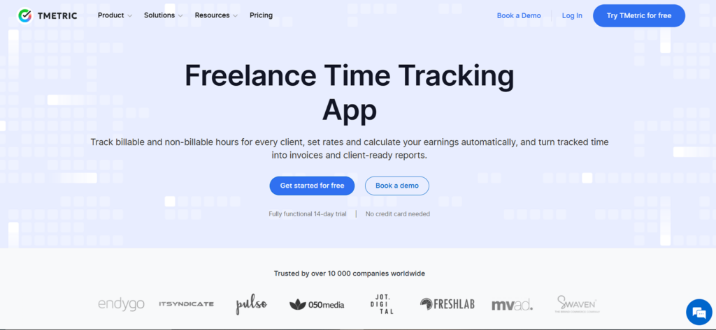 TMetric Time Tracker for Freelancers