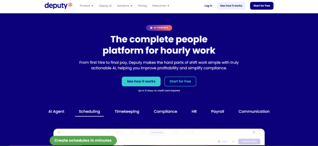 Deputy Time Tracking App