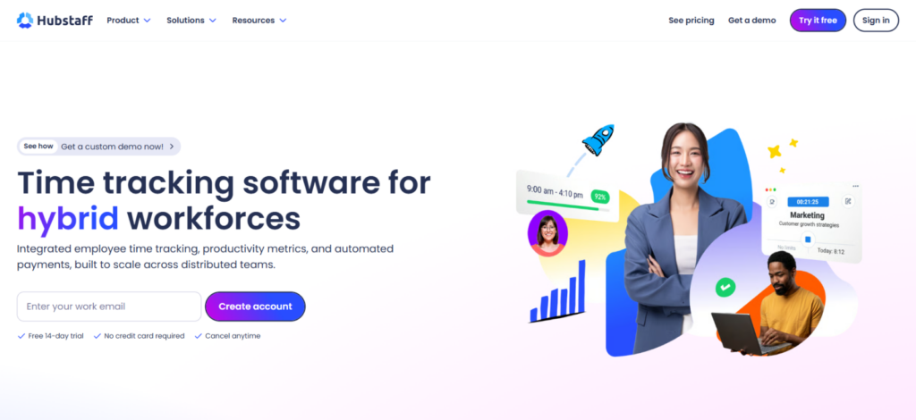 Hubstaff Time Tracking Apps