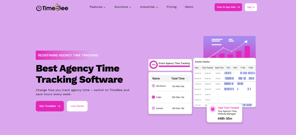 TimeBee – Best for Time Tracking and Project Cost Insight