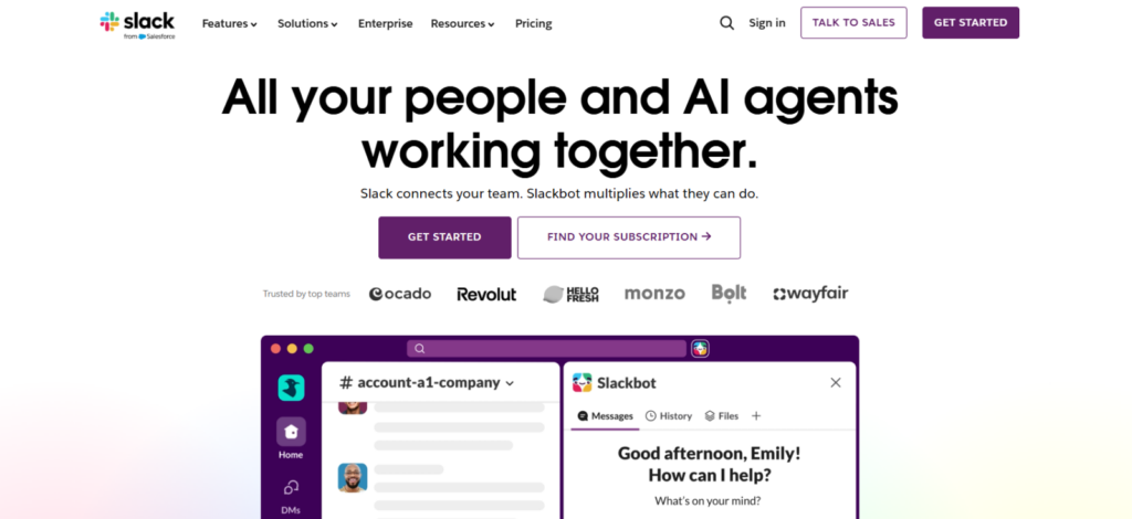 Slack – Best for Fast Internal and Client Communication