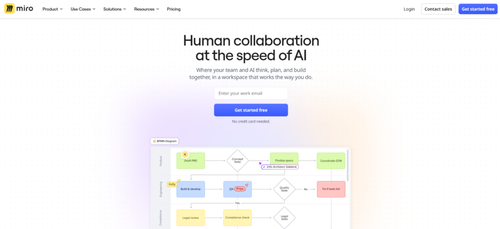 Miro – Best for Asynchronous Client Updates and Feedback