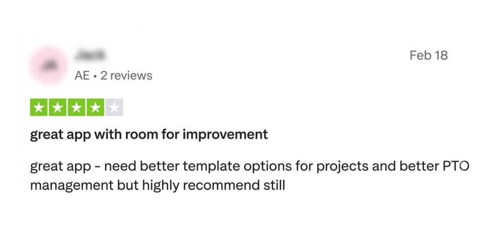 Clockify Customer Review 1