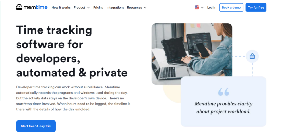 Memtime — Best for Private Automatic Time Tracking 