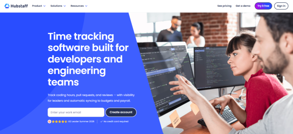 Hubstaff — Best for Remote Developer Teams That Need Monitoring