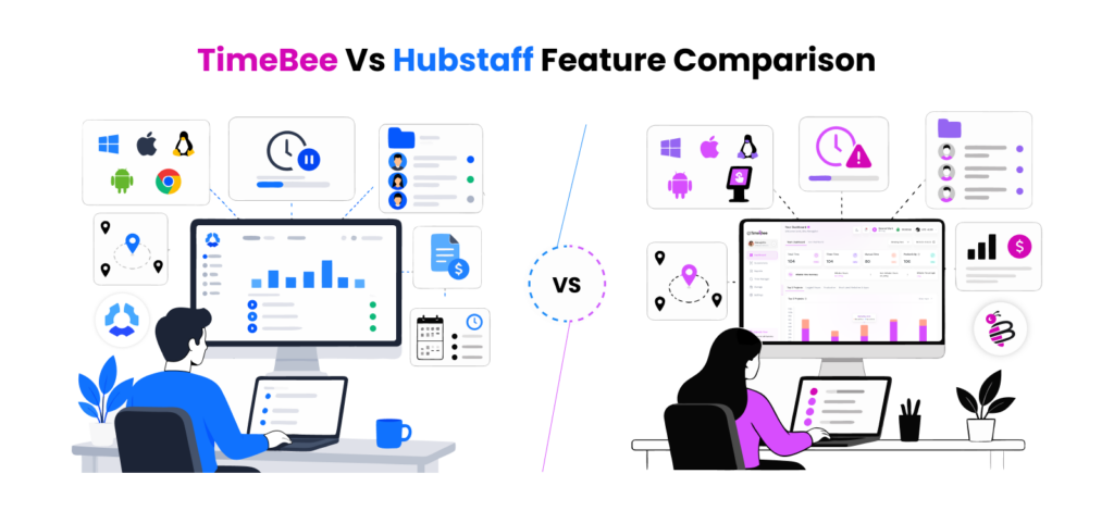 TimeBee vs Hubstaff Feature Comparison