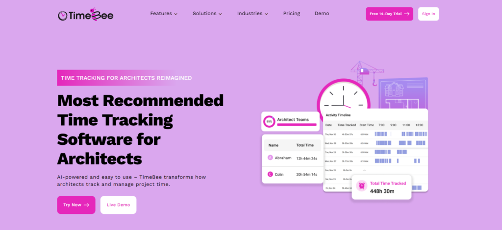 TimeBee — Best Overall for Architecture Teams