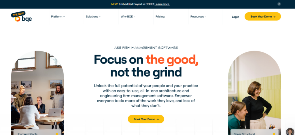 BQE CORE — Best for End-to-End Architecture Practice Management