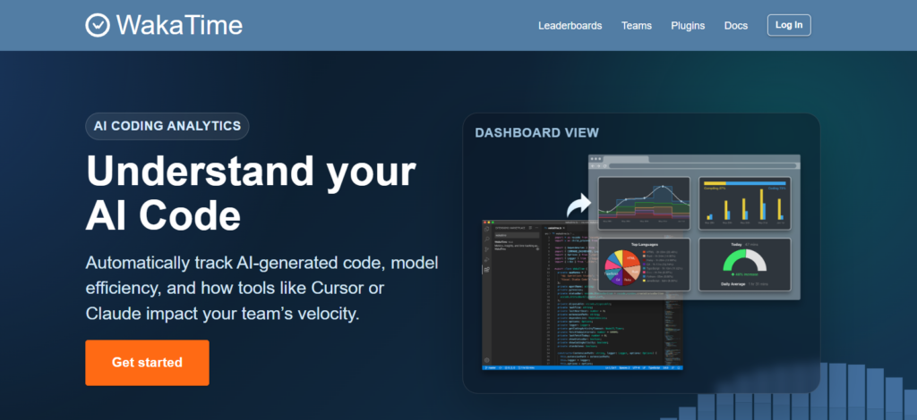 WakaTime — Best for Automatic IDE Time Tracking