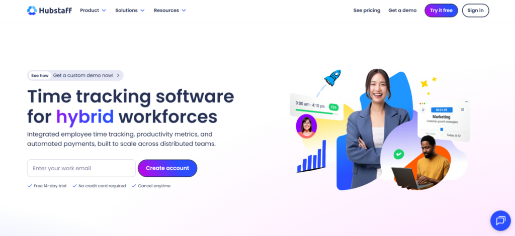 Hubstaff — Best for Remote Team Activity and Screenshots 